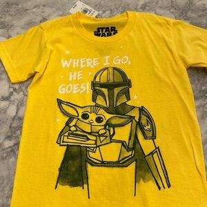 Kid’s Star Wars Yellow Graphic T-Shirt